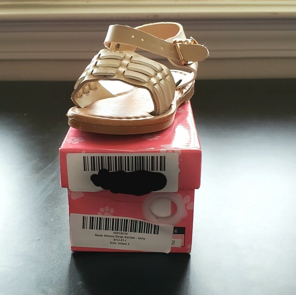 Nude toddler sandals